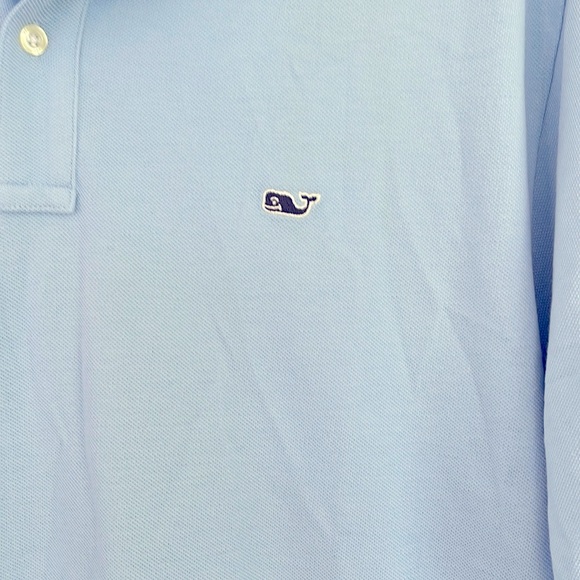 Vineyard Vines XL Heritage Pique Polo. Color Jake Blue. New with tags! - Picture 2 of 5